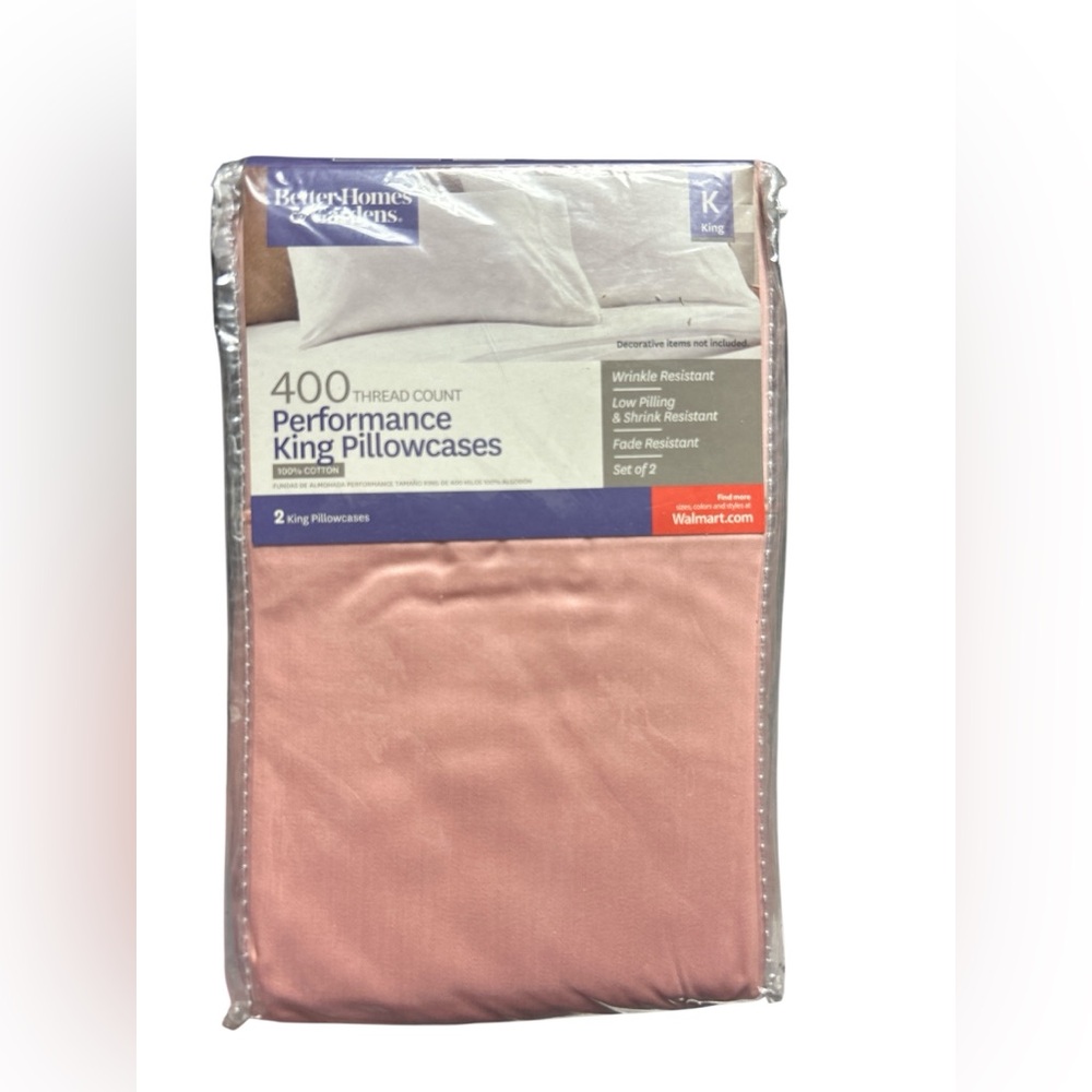Better Homes And Gardens Blush King Pillowcase Set - Picture 3 of 3